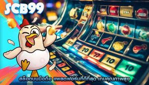 สล็อตบนมือถือ แพลตฟอร์มที่ดีที่สุด เกมคุณภาพสูง